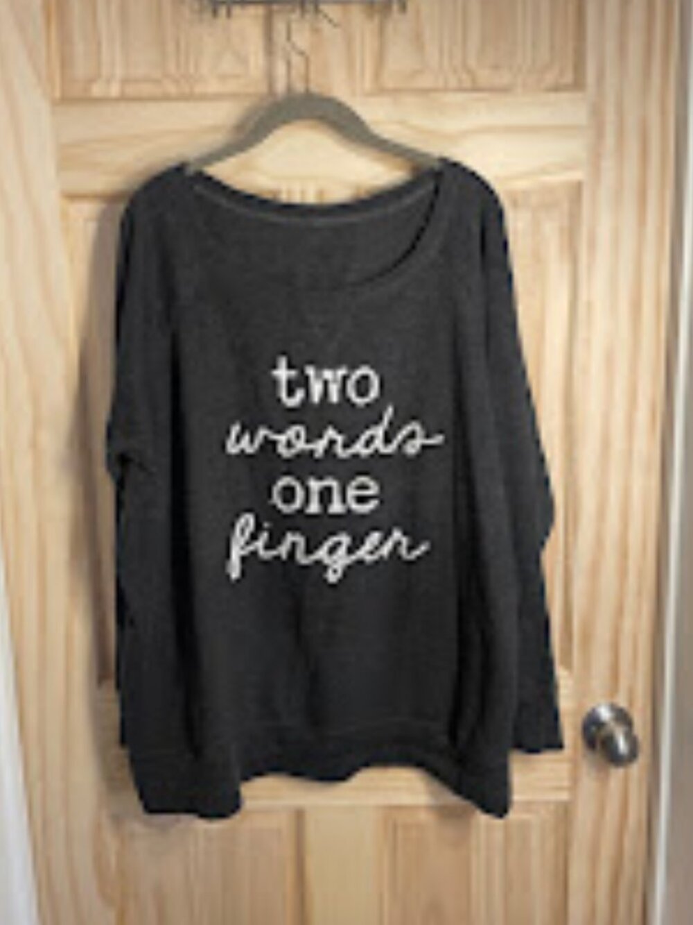Graphic lightweight sweatshirt